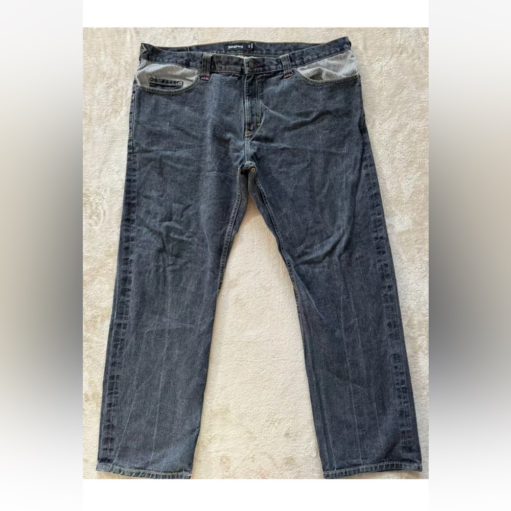 Betabrand‎ Men’s Chris Cosentino Straight Leg Chef Jeans Dark Vented Size 42